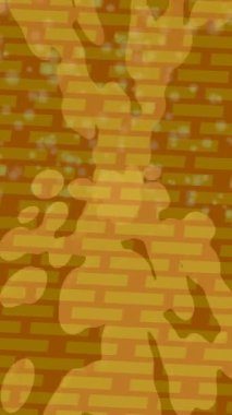 Soyut hareket desenli fütüristik video üretimi için dinamik dijital arkaplan