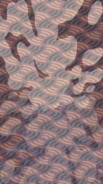 Organik desenli yüzey giriş stili video film sanatı ile soyut arkaplan tasarımı