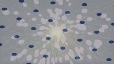 Soyut hareket desenli fütüristik video üretimi için dinamik dijital arkaplan