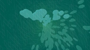 Soyut hareket desenli fütüristik video üretimi için dinamik dijital arkaplan