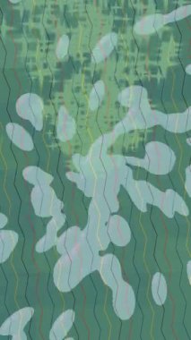 Benzersiz dijital animasyon tarzı grafikleri olan yaratıcı ortam tasarımı için yenilikçi hareket dokusu