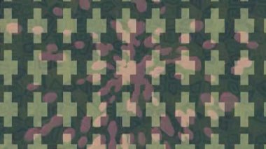 Benzersiz video giriş tasarımı projeleri için detaylı yüzey kalıbı film animasyon stili grafik girişi