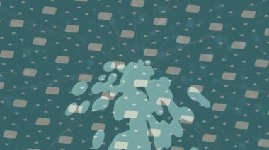 Organik desenli yüzey giriş stili video film sanatı ile soyut arkaplan tasarımı