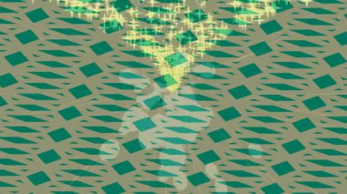 Estetik doku arkaplan tasarımı renkli hareket grafikleri ile moda film giriş profosyoneli