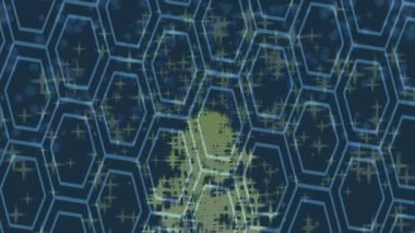 Lüks hareket projeleri için soyut tasarım stili animasyonu olan üst düzey dijital doku