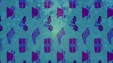 Modern medya üretimi için fütüristik dijital soyut doku sinematik tarz hareketli grafik ögesi