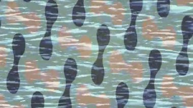 Benzersiz video giriş tasarımı projeleri için detaylı yüzey kalıbı film animasyon stili grafik girişi