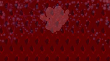 Benzersiz hareket grafikleri tasarım sanatına sahip yaratıcı film üretimi için özet bir arkaplan