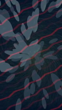 Benzersiz dijital animasyon tarzı grafikleri olan yaratıcı ortam tasarımı için yenilikçi hareket dokusu