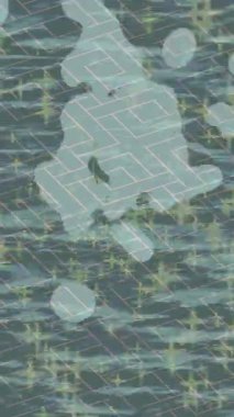 Benzersiz video giriş tasarımı projeleri için detaylı yüzey kalıbı film animasyon stili grafik girişi