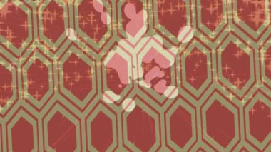 Dijital doku yüzey tasarım biçimi ile modern video animasyonu için gelişmiş hareket grafikleri