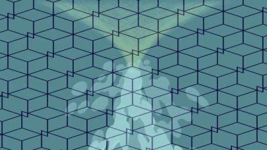 Benzersiz hareket grafikleri tasarım sanatına sahip yaratıcı film üretimi için özet bir arkaplan