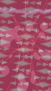 Soyut hareket desenli fütüristik video üretimi için dinamik dijital arkaplan