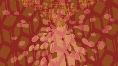 Benzersiz dijital animasyon tarzı grafikleri olan yaratıcı ortam tasarımı için yenilikçi hareket dokusu