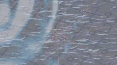 Benzersiz hareket grafikleri tasarım sanatına sahip yaratıcı film üretimi için özet bir arkaplan