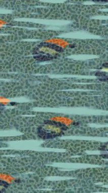 Dijital doku yüzey tasarım biçimi ile modern video animasyonu için gelişmiş hareket grafikleri