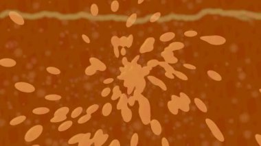 Dijital doku yüzey tasarım biçimi ile modern video animasyonu için gelişmiş hareket grafikleri