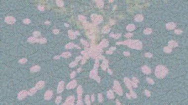 Soyut hareket desenli fütüristik video üretimi için dinamik dijital arkaplan