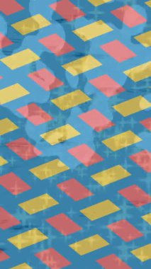 Lüks hareket projeleri için soyut tasarım stili animasyonu olan üst düzey dijital doku