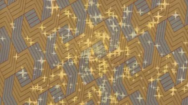 Dijital doku yüzey tasarım biçimi ile modern video animasyonu için gelişmiş hareket grafikleri