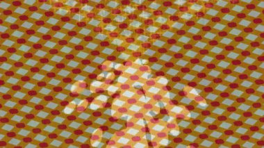 Dijital doku yüzey tasarım biçimi ile modern video animasyonu için gelişmiş hareket grafikleri