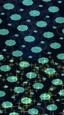 Benzersiz hareket dokusu tasarım sanatı ile profesyonel video düzenleme için modern soyut grafikler