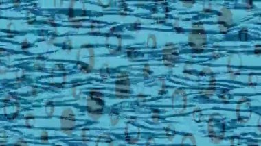 Modern medya üretimi için fütüristik dijital soyut doku sinematik tarz hareketli grafik ögesi