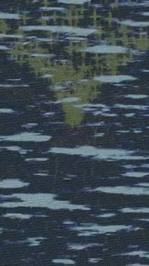 Soyut hareket desenli fütüristik video üretimi için dinamik dijital arkaplan