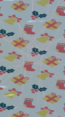 Lüks hareket projeleri için soyut tasarım stili animasyonu olan üst düzey dijital doku