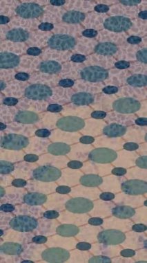 Dijital doku yüzey tasarım biçimi ile modern video animasyonu için gelişmiş hareket grafikleri