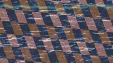 Benzersiz dijital animasyon tarzı grafikleri olan yaratıcı ortam tasarımı için yenilikçi hareket dokusu