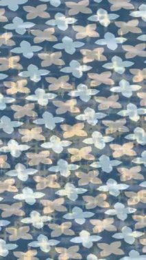 Benzersiz dijital animasyon tarzı grafikleri olan yaratıcı ortam tasarımı için yenilikçi hareket dokusu