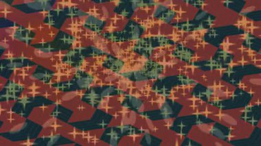 Benzersiz dijital animasyon tarzı grafikleri olan yaratıcı ortam tasarımı için yenilikçi hareket dokusu