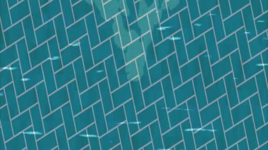 Lüks hareket projeleri için soyut tasarım stili animasyonu olan üst düzey dijital doku