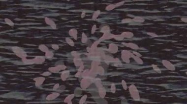 Benzersiz hareket grafikleri tasarım sanatına sahip yaratıcı film üretimi için özet bir arkaplan