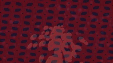 Benzersiz dijital animasyon tarzı grafikleri olan yaratıcı ortam tasarımı için yenilikçi hareket dokusu