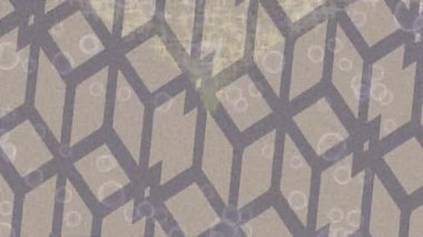 Benzersiz dijital animasyon tarzı grafikleri olan yaratıcı ortam tasarımı için yenilikçi hareket dokusu