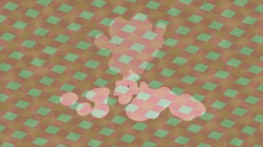 Benzersiz video giriş tasarımı projeleri için detaylı yüzey kalıbı film animasyon stili grafik girişi