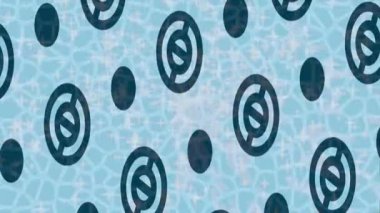 Benzersiz hareket dokusu tasarım sanatı ile profesyonel video düzenleme için modern soyut grafikler