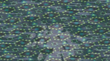 Benzersiz video giriş tasarımı projeleri için detaylı yüzey kalıbı film animasyon stili grafik girişi