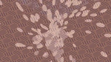 Benzersiz dijital animasyon tarzı grafikleri olan yaratıcı ortam tasarımı için yenilikçi hareket dokusu