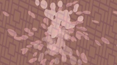 Benzersiz hareket grafikleri tasarım sanatına sahip yaratıcı film üretimi için özet bir arkaplan