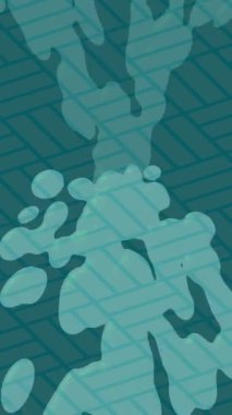 Benzersiz video giriş tasarımı projeleri için detaylı yüzey kalıbı film animasyon stili grafik girişi