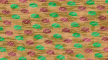 Benzersiz video giriş tasarımı projeleri için detaylı yüzey kalıbı film animasyon stili grafik girişi