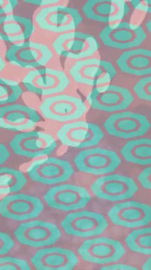 Benzersiz video giriş tasarımı projeleri için detaylı yüzey kalıbı film animasyon stili grafik girişi