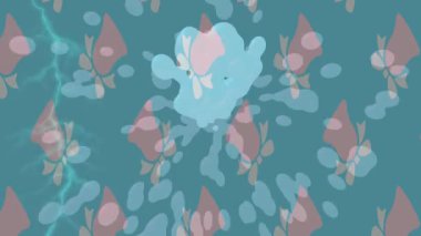 Benzersiz dijital hareket grafiklerine sahip yaratıcı sinematik projeler için yumuşak animasyon yüzeyi