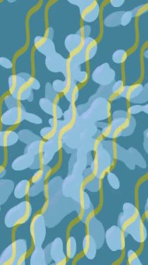 Organik desenli yüzey giriş stili video film sanatı ile soyut arkaplan tasarımı