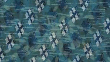 Organik desenli yüzey giriş stili video film sanatı ile soyut arkaplan tasarımı