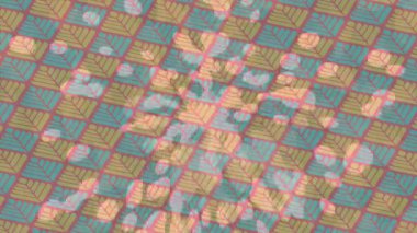 Estetik doku arkaplan tasarımı renkli hareket grafikleri ile moda film giriş profosyoneli