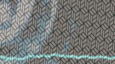 Lüks hareket projeleri için soyut tasarım stili animasyonu olan üst düzey dijital doku